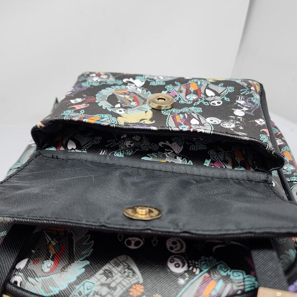The Nightmare Before Christmas 10" Faux Leather Backpack  All Over Print - Picture 7 of 13